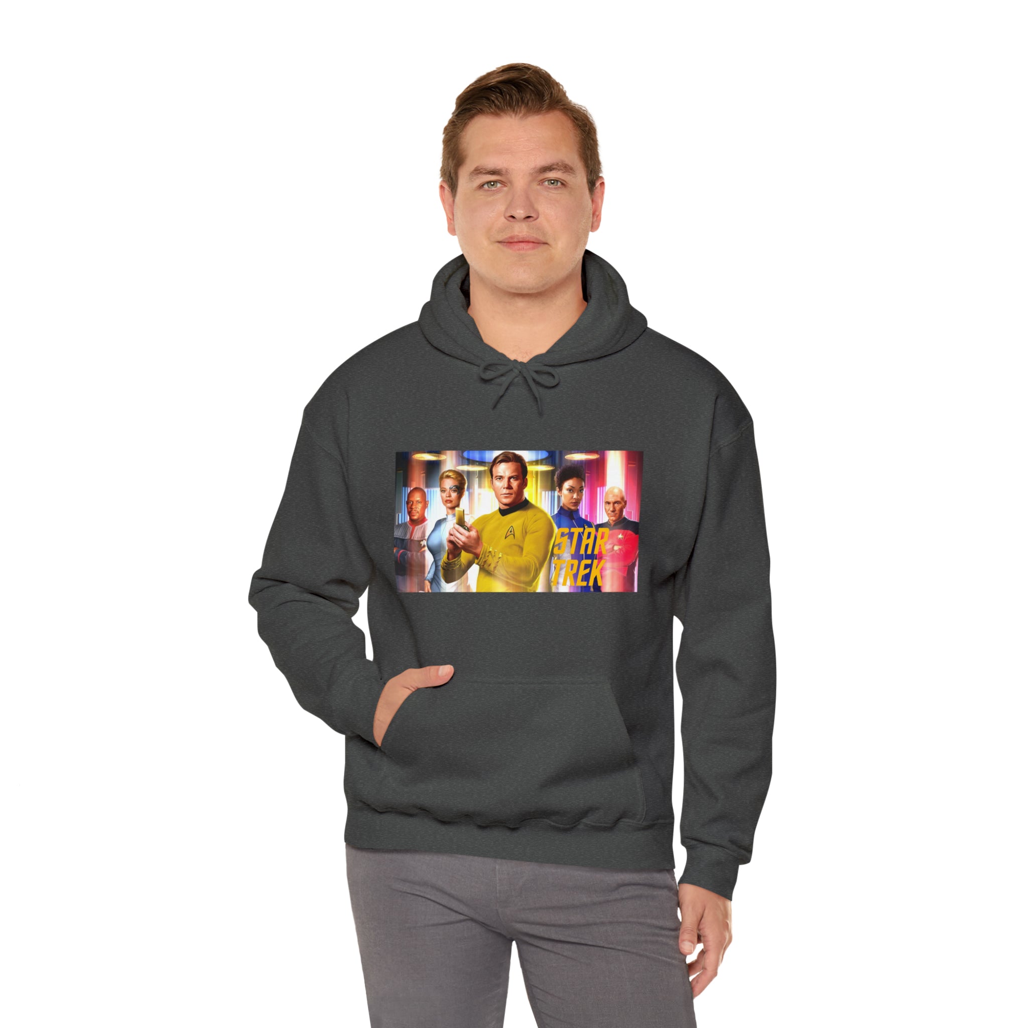 Star Trek- Unisex Heavy Blend™ Hooded Sweatshirt - Creations by Chris and Carlos